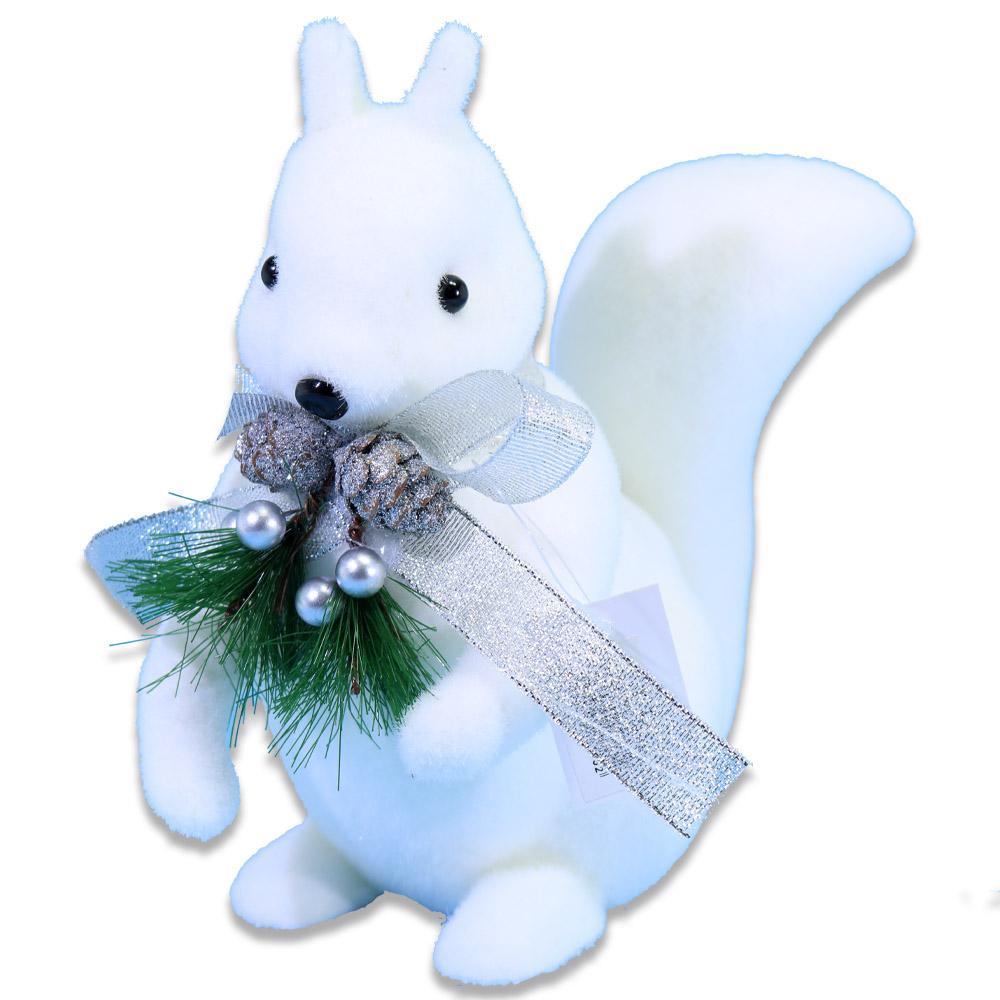 Christmas Standing White Squirrel.