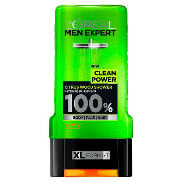 L'oreal Paris Men Expert Clean Power Shower GEL 300 Ml.