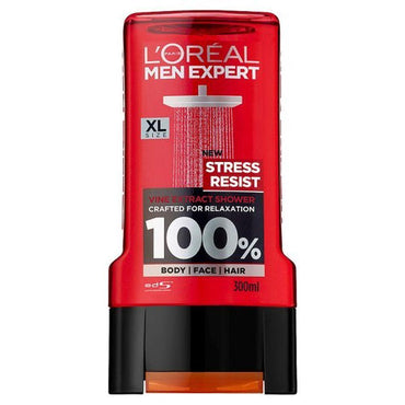 L'oreal Men Stress Resist Shower Gel 300Ml.