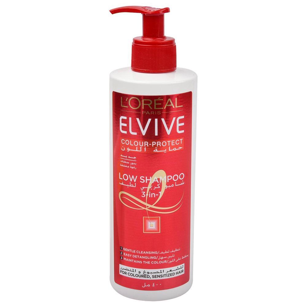 L'Oreal Elvive Colour-Protect Low Shampoo 400ml.