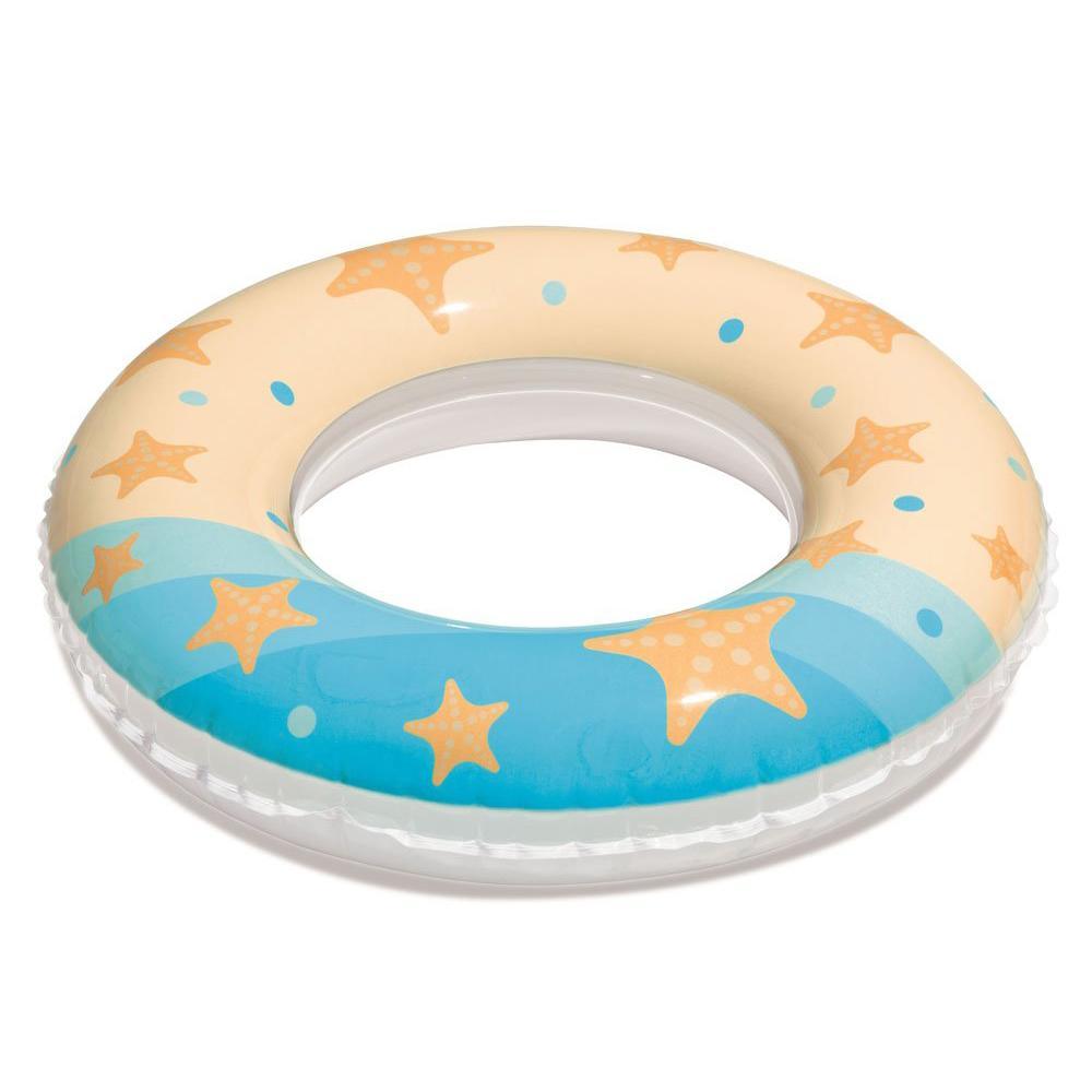 BESTWAY INFLATABLE SWIM RING SAFETY SALVE AND SWIM SUPPORTER FOR KIDS 61CM (24") 36014.