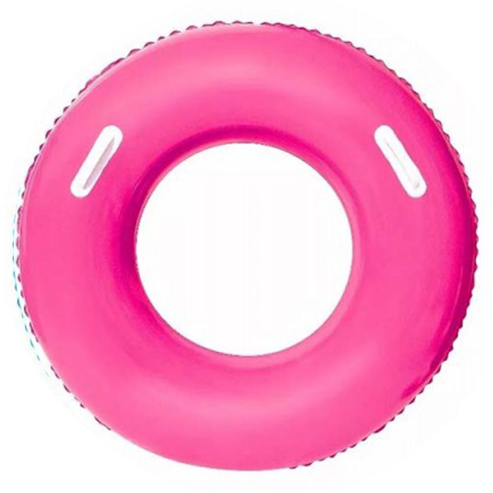 Bestway Inflatable Swim Ring With Handles Pink Summer