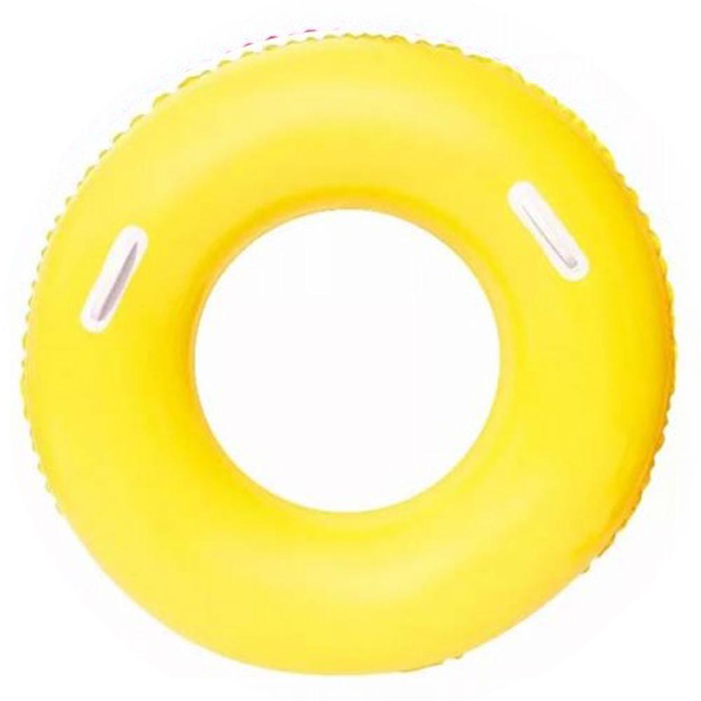Bestway Inflatable Swim Ring With Handles Yellow Summer