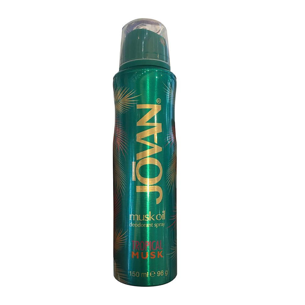 Jovan Women's Fragrance Tropical Musk Deodorant Body Spray 150 ml.