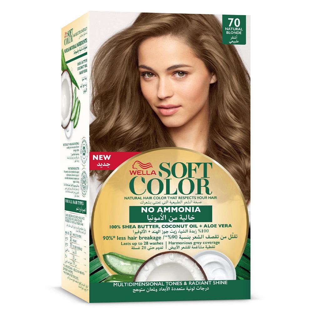 Cosmaline Wella Soft Color Kit 70 Natural Blonde / A0003479 - Karout Online -Karout Online Shopping In lebanon - Karout Express Delivery 