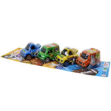 Mini Sport Car Set ( 4 Pcs) - Karout Online -Karout Online Shopping In lebanon - Karout Express Delivery 