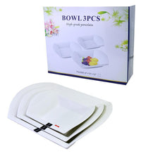 Set Of 3 pcs Porcelain Bowls.