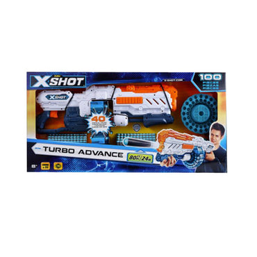 Zuru X Shot Turbo Advance SR Gun 96 Darts
