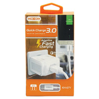 Moxom Quick Charge 3.0 with Cable Type C / KH-67Y - Karout Online -Karout Online Shopping In lebanon - Karout Express Delivery 