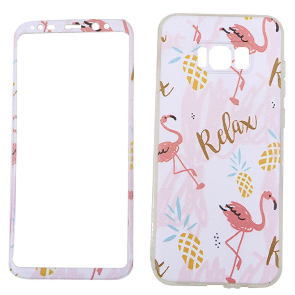 Phone Cover For Samsung S8 Plus 2 in 1 Back And Front - Karout Online -Karout Online Shopping In lebanon - Karout Express Delivery 