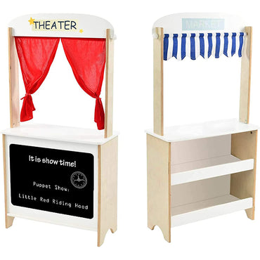 Showtime  Wooden Puppets With  Mini Store