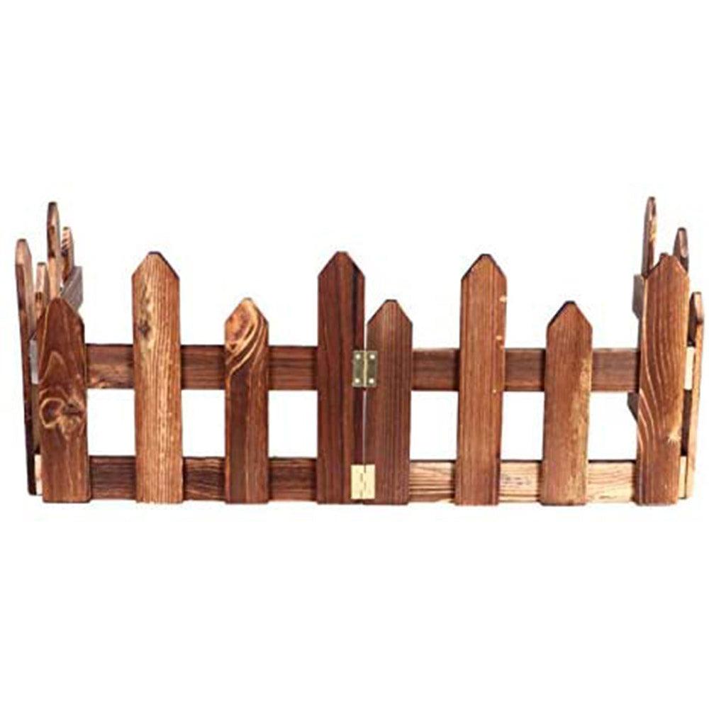Christmas Outdoor Wood Fence 120 x 30 cm / C-253 - Karout Online -Karout Online Shopping In lebanon - Karout Express Delivery 