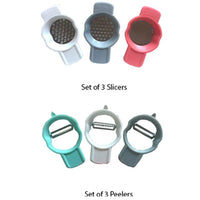 Colored Peelers & Slicers Set - Karout Online -Karout Online Shopping In lebanon - Karout Express Delivery 