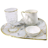 Lavin Serving Set Heart Shape (4 Pieces) - Karout Online -Karout Online Shopping In lebanon - Karout Express Delivery 