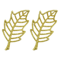 Christmas Glitter Leaf Tree Decoration (2 Pcs)
