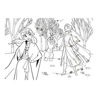 Clementoni  Puzzle double face coloring frozen 2 - Karout Online -Karout Online Shopping In lebanon - Karout Express Delivery 