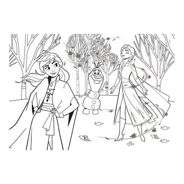 Clementoni  Puzzle double face coloring frozen 2 - Karout Online -Karout Online Shopping In lebanon - Karout Express Delivery 