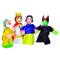 Showtime 4 Pieces Large  Hand  Puppet  With Plastic Theatre Playset