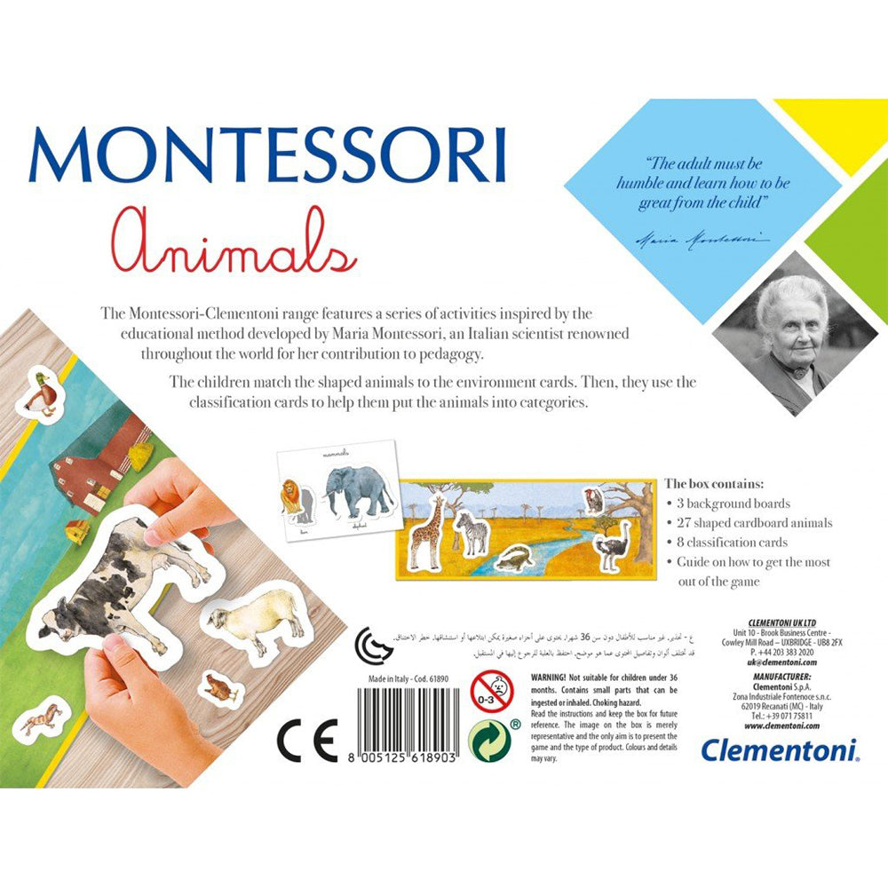 Clementoni Montessori Animals French