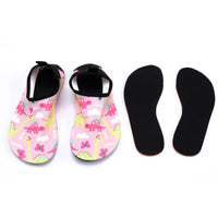 Kids Slippers Quick Dry Kids Water Swimming Shoes with Heel Child Water Socks Cartoon
