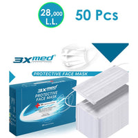 3x Med Protective Face Mask 50pcs - Karout Online