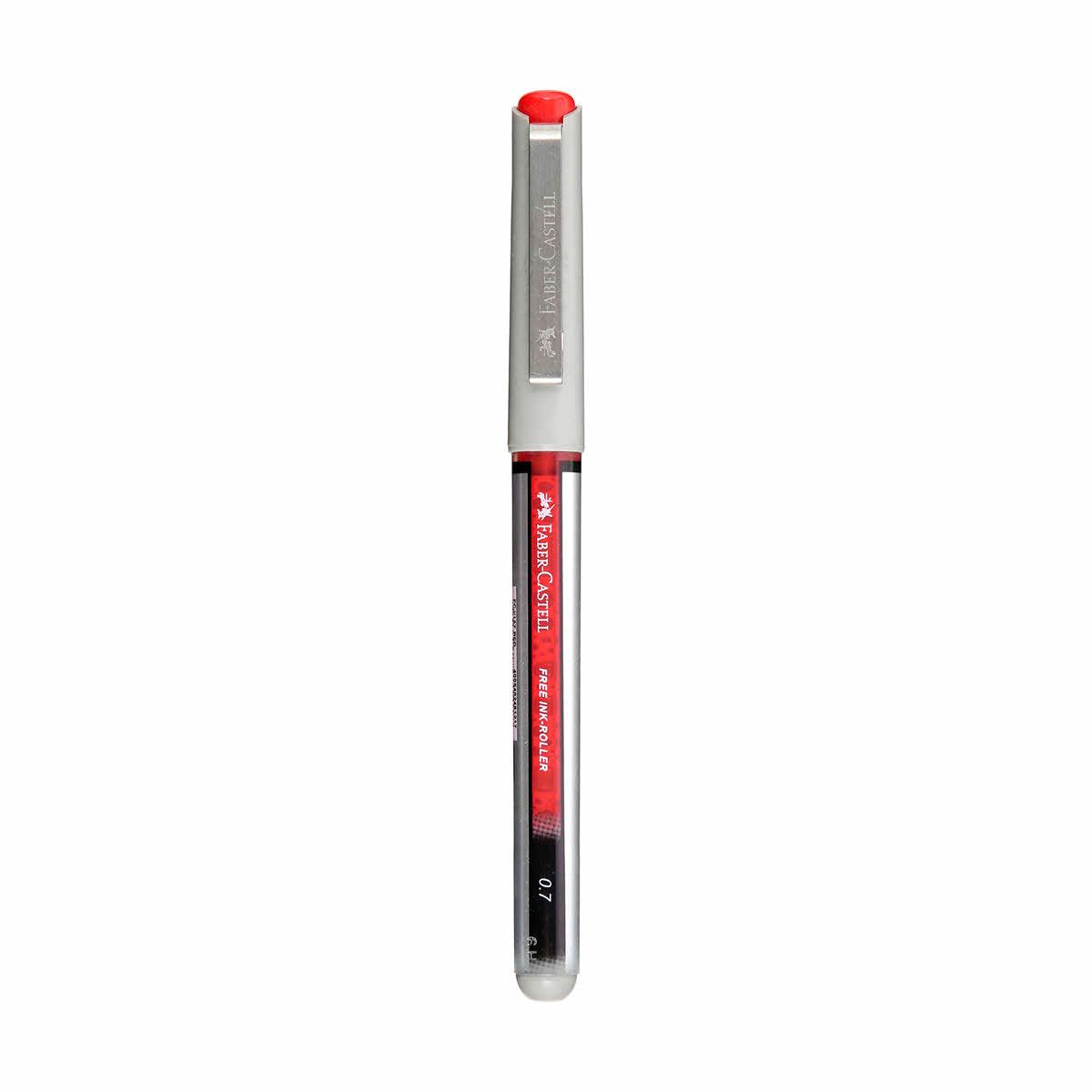 Faber Castell Free Ink Roller 157 0.7mm / Red - Karout Online -Karout Online Shopping In lebanon - Karout Express Delivery 