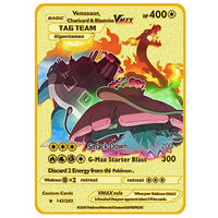 Pokemon Metal Golden Vmax Cards - Karout Online -Karout Online Shopping In lebanon - Karout Express Delivery 
