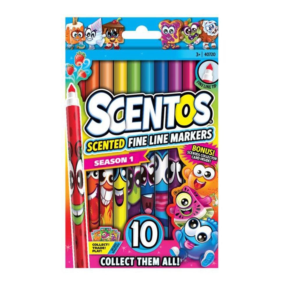 Scentos Fine  Line Markers  10 Pcs - Karout Online -Karout Online Shopping In lebanon - Karout Express Delivery 
