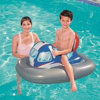Bestway 41115-19 Inflatable Galactic Battleship Pool Float Ride-On.