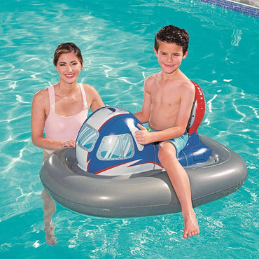 Bestway 41115-19 Inflatable Galactic Battleship Pool Float Ride-On.