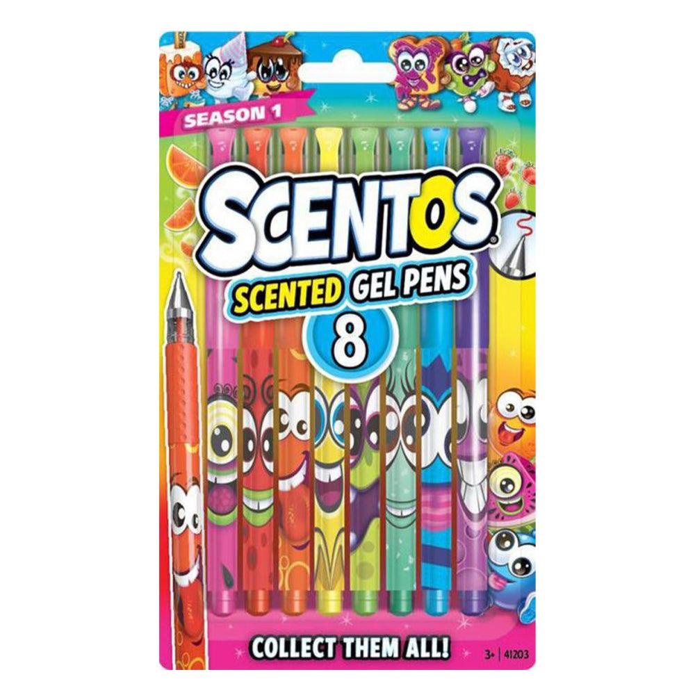 Scentos Scented Gel Pens 8 Pcs - Karout Online -Karout Online Shopping In lebanon - Karout Express Delivery 