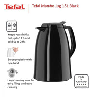 Tefal Mambo Jug 1.0L Anthracite / K3031112 - Karout Online -Karout Online Shopping In lebanon - Karout Express Delivery 
