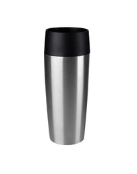 Tefal Stainless Steel Travel Mug 360 ml  Silver / K3080114 - Karout Online -Karout Online Shopping In lebanon - Karout Express Delivery 