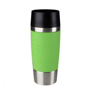 Tefal Stainless Steel Travel Mug 360 ml Lime / K3083114 - Karout Online -Karout Online Shopping In lebanon - Karout Express Delivery 
