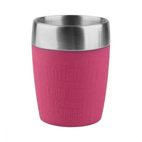 Tefal Stainless Steel Travel Cup 200 mL Raspberry / K3082314 - Karout Online -Karout Online Shopping In lebanon - Karout Express Delivery 
