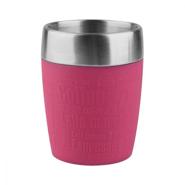 Tefal Stainless Steel Travel Cup 200 mL Raspberry / K3082314 - Karout Online -Karout Online Shopping In lebanon - Karout Express Delivery 