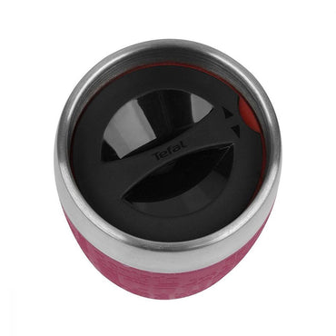 Tefal Stainless Steel Travel Cup 200 mL Raspberry / K3082314 - Karout Online -Karout Online Shopping In lebanon - Karout Express Delivery 