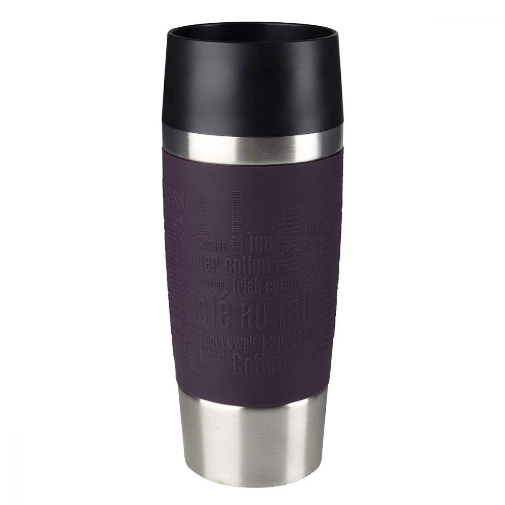Tefal Stainless Steel Travel Mug 360 ml Blueberry / K3085114 - Karout Online -Karout Online Shopping In lebanon - Karout Express Delivery 