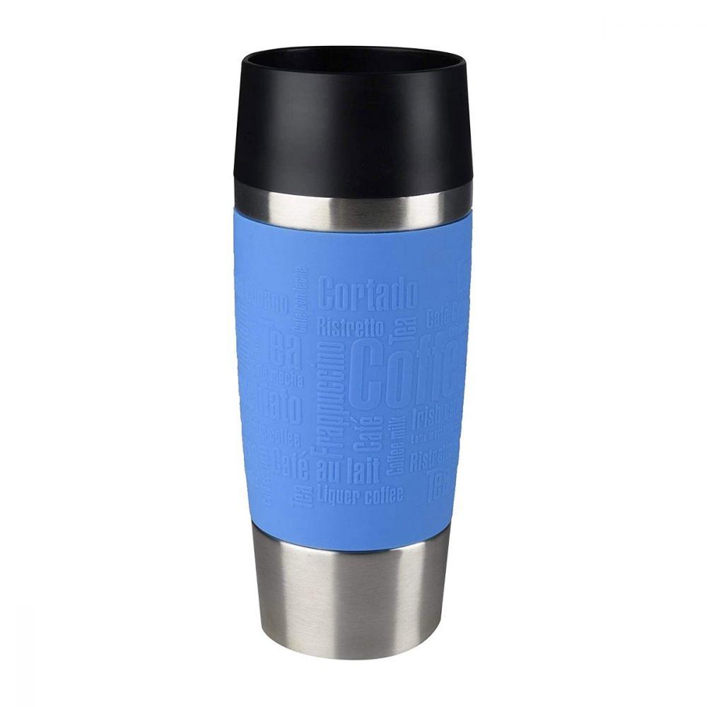 Tefal Stainless Steel Travel Mug 360 ml Blue / K3086114 - Karout Online -Karout Online Shopping In lebanon - Karout Express Delivery 