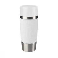 Tefal Stainless Steel Travel Mug 360 ml  White / K3088114 - Karout Online -Karout Online Shopping In lebanon - Karout Express Delivery 