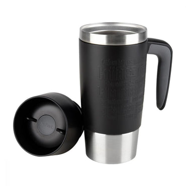 Tefal Plastic Travel Mug Grande 360ml Black / K3073114 - Karout Online -Karout Online Shopping In lebanon - Karout Express Delivery 