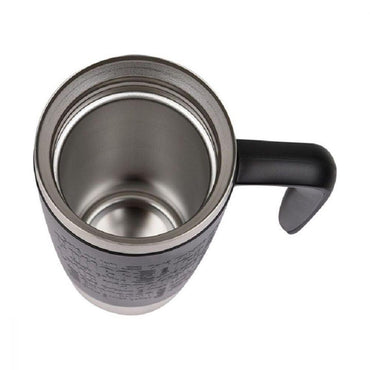 Tefal Plastic Travel Mug Grande 360ml Black / K3073114 - Karout Online -Karout Online Shopping In lebanon - Karout Express Delivery 