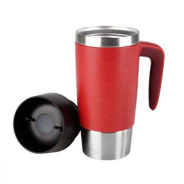 Tefal Plastic Travel Mug Handle 360ml Red / K3074114 - Karout Online -Karout Online Shopping In lebanon - Karout Express Delivery 
