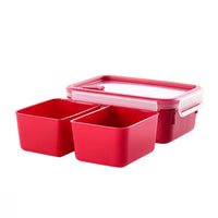 Tefal Masterseal Micro Rectangular Food Box 1.0L Inserts / K3102312 - Karout Online -Karout Online Shopping In lebanon - Karout Express Delivery 