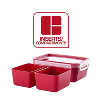Tefal Masterseal Micro Rectangular Food Box 1.2 L Inserts / K3102412 - Karout Online -Karout Online Shopping In lebanon - Karout Express Delivery 