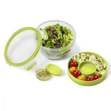 Tefal Masterseal To Go Round Salad Bowl 1L / K3100112 - Karout Online -Karout Online Shopping In lebanon - Karout Express Delivery 