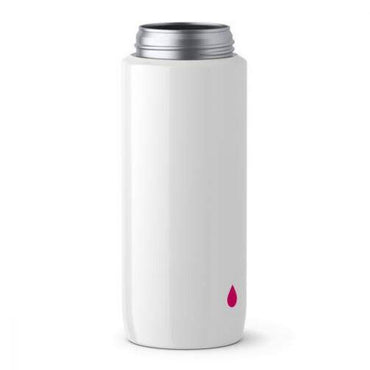 Tefal Drink 2 Go Light Steel Drop Pink Drinking Bottle Screw Lid 600 ml / K3194512 - Karout Online -Karout Online Shopping In lebanon - Karout Express Delivery 