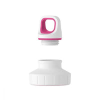 Tefal Drink 2 Go Light Steel Drop Pink Drinking Bottle Screw Lid 600 ml / K3194512 - Karout Online -Karout Online Shopping In lebanon - Karout Express Delivery 