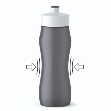 Tefal Squeeze Grey Drinking Bottle 600 ml / K3200112 - Karout Online -Karout Online Shopping In lebanon - Karout Express Delivery 