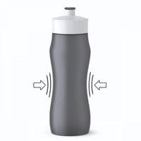 Tefal Squeeze Grey Drinking Bottle 600 ml / K3200112 - Karout Online -Karout Online Shopping In lebanon - Karout Express Delivery 